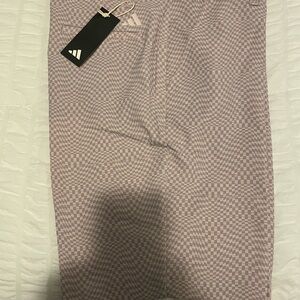 Adidas Men's Checkered Athletic Shorts - Light Gray